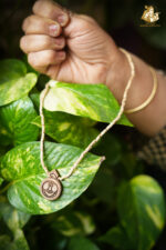 Shree Jagannath Wooden Pendant Tulsi Mala Necklace - Image 6