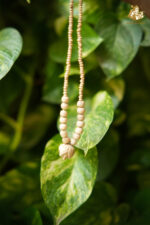 Tulsi Bead Mala with Kamal Gatta Wooden Pendant - Image 4