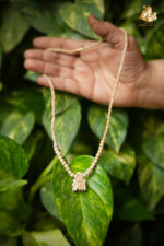 Radha Naam Wooden Pendant with Tulsi Mala - Image 12