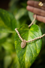 Shree Ram Naam Wooden Pendant with Tulsi Mala - Image 6
