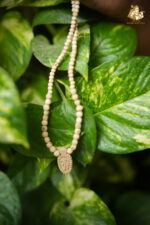 Shree Ram Naam Wooden Pendant with Tulsi Mala - Image 8