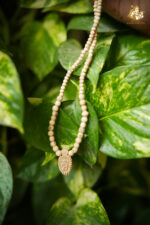 Shree Ram Naam Wooden Pendant with Tulsi Mala - Image 9