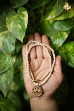 Shree Jagannath Wooden Pendant with Tulsi Mala - Image 4