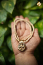 Shree Jagannath Wooden Pendant with Tulsi Mala