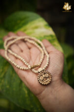 Shree Jagannath Wooden Pendant with Tulsi Mala - Image 7