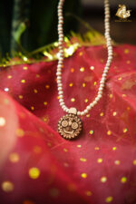 Shree Jagannath Wooden Pendant with Tulsi Mala - Image 8
