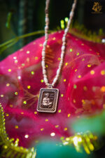 Handcrafted Hanuman Ji Wooden Pendant Tulsi Mala - Image 6